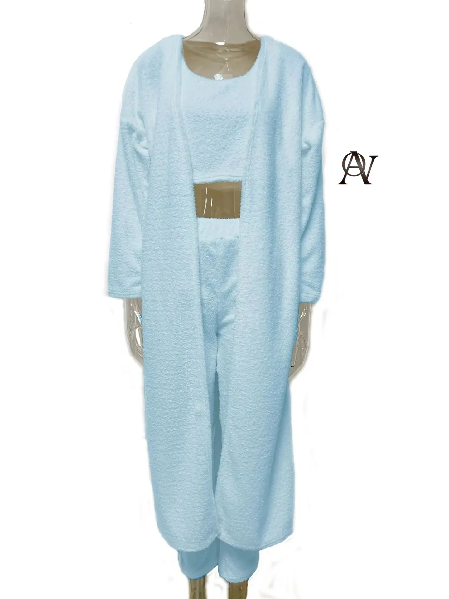 The Sunday Morning Uniform: 3-Piece Fleece Set for Women