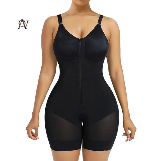 Women’S YIANNA Fajas Colombianas Shapewear Tummy Control Butt Lifter Shaper with Zipper Crotch Detachable Shoulder Strap Springstatements