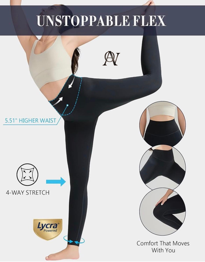 LUMIVAE high-waist fitness leggings that shape the figure and lift the buttocks for women , zide M