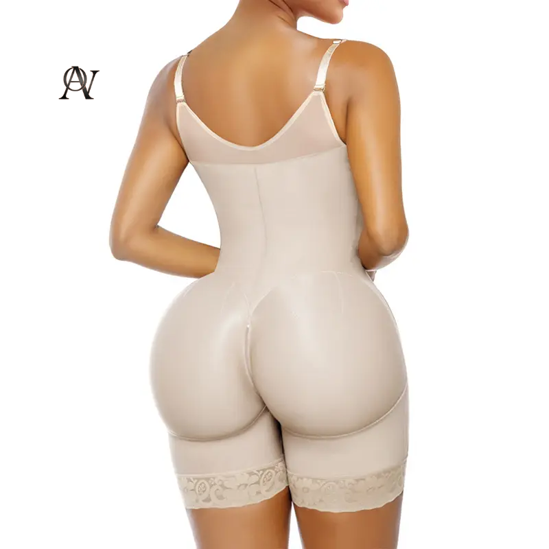 Women’S YIANNA Fajas Colombianas Shapewear Tummy Control Butt Lifter Shaper with Zipper Crotch Detachable Shoulder Strap Springstatements