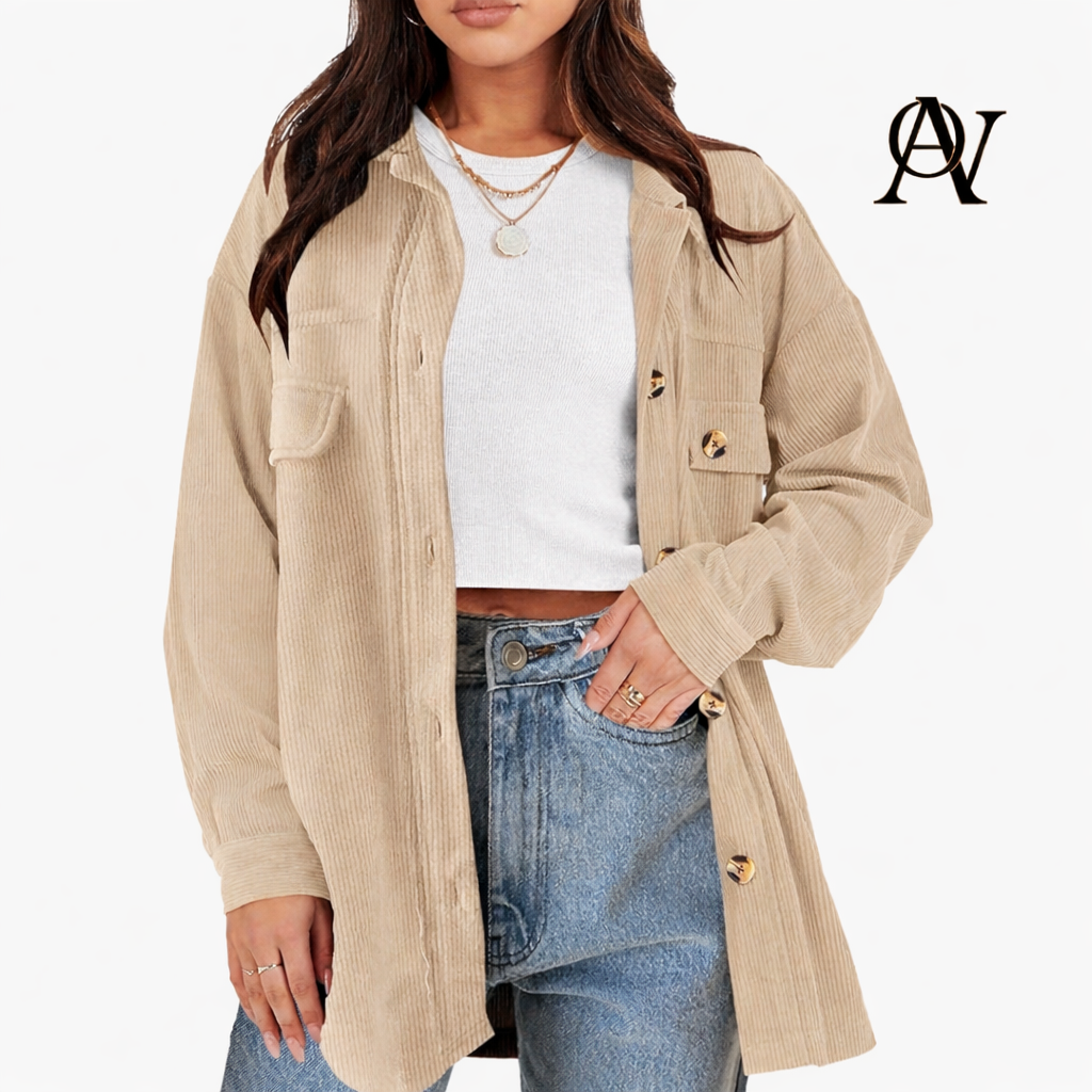 ANRABESS long-sleeve button-up shirt for women - Summer and Autumn Fashion 2026